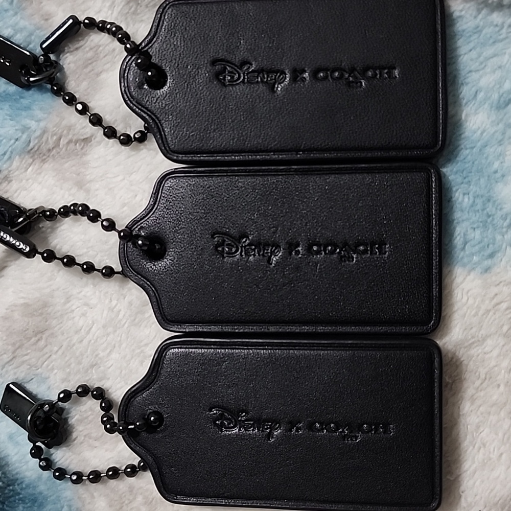 3 Coach X Mickey Mouse Hangtag Set - Picture 2 of 5